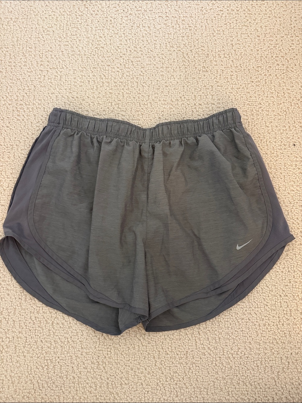 Nike Women's Charcoal Grey Performance Running Shorts